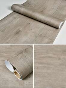 1 Roll Thick Grey Wood Contact Paper For Cabinets Countertops Wooden Grain Contact Paper Self Adhesive Rustic Wood Wallpaper Peel And Stick Removable Wall Paper For Desk Furniture Shelf Stick Wallpaper Self-Adhesive Removable Wall Paper For Cabinets And Drawers Countertops Vinyl