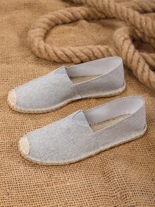 Breathable Quick-Drying Anti-Slip Woven Fisherman Shoes, Linen Shoes, Casual Shoes For Unisex - Grey - View 12