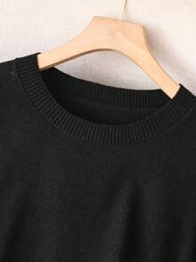 GIGOGOU Plus Size 1XL-4XL toamna iarna bază cald femei tricotate pulover top mâneci lungi haine de toamnă