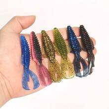 5pcs/15pcs Soft Lure Sinking Shrimp Fishing Bait, Outdoor Fishing Lure