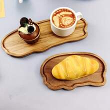 Set de plateaux en bois fait main - Planche à fromage et plateau de service multifonctionnel pour le petit-déjeuner, le café, les plantes, la décoration de la cuisine, cadeau