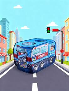 Zestaw prezentowy na imprezę: Namiot samochodowy i wóz strażacki, Namiot samochodowy dla dzieci do zabawy w pomieszczeniach i na zewnątrz, Namiot rozkładany, nie wymaga montażu, Składany namiot dla chłopców i dziewczynek, Idealny prezent na Boże Narodzenie, Święto Dziękczynienia, Halloween, zabawki dla dzieci, imprezy bożonarodzeniowe i akcesoria imprezowe