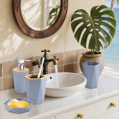 8 Pieces Bathroom A…