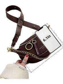 Fashion New Solid Color Minimalist Women Chest Bag, Matte Stylish Autumn/Winter Match, Chic Crossbody/Shoulder Bag