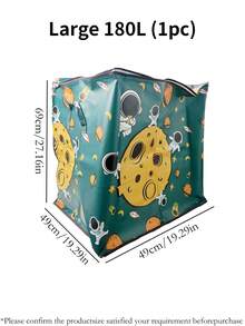 1pc Large Capacity Foldable Storage Bag, 180L/140L/110L Home Storage Bag, Multi-Function Bedding/Clothing/Doll Organizer Bag, Non-Woven Fabric, Waterproof, Dustproof, Suitable For Bedroom, Living Room, Dorm, Hotel