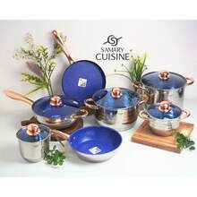 Grumberg Stainless Steel 13-Piece Set - Gold - View 2
