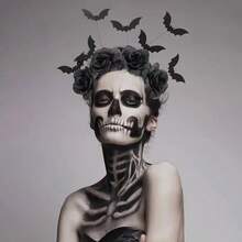 Halloween Scary Bat Skull Headband, Ghost Festival Party Gathering, Funny Bat Wings, Spider Headband Hair Accessories, Photo And Photography Props, Hair Band, Hair Hoop