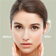 [24/36 peças] Fitas de Orelha de Silicone Profissionais, Fitas de Suporte Duro e Invisível, Ferramentas de Maquiagem de Efeitos Especiais Sem Adesivo para Fixação de Orelha de Elfo em COSPLAY