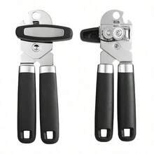1PC, Ultimate Multifunctional Opener, Professional Grade Stainless Steel Can & Bottle Opener, Easy-Clean Design, Life Tools & Kitchenware Must-Haves For Efficient Meal Prep - Black-1PC - View 9