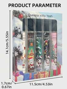 Five Piece Christmas Air Freshener Gift Box, Alcohol Free Fragrance Spray, Lasting Floral Fragrance, Unique Fragrance, Confident And Elegant Fragrance For Women And Men, Suitable For Family, Travel Or Going Out - Ideal Christmas Gift, New Year's Day Gift, Thanksgiving Gift, Women's Air Freshener, Lasting Air Freshener