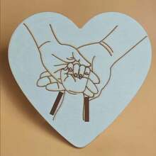 Hộp quà lưu niệm khắc tên cho vòng tay bệnh viện dành cho trẻ sơ sinh, quà tặng cá nhân hóa cho bé, làm từ sợi gỗ cắt laser, vòng đeo tay kỷ niệm cho bà bầu nhân Ngày của Mẹ và Ngày của Cha. - Nhiều màu - Xem 10