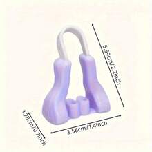 2 Peças Clipe de Nariz, Modelagem Perfeita Instantânea, Endireitador de Nariz Macio e Largo, Ferramenta de Contração Indolor, Dispositivo Ideal para Levantar o Nariz