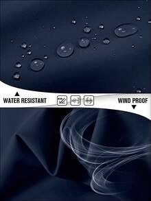 ZUTY 2 PACK Men's Bomber Jacket Lightweight Casual Spring Fall Windbreaker Zip Up Coat With Pocket - 黑色藏青 - 查看 3