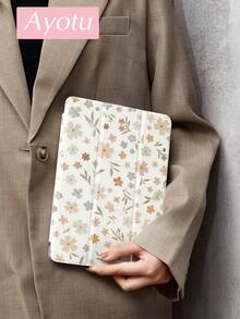 1 Pc Floral Prints Tablet Case & Kindle E-Book Case Compatible With IPad 10th Generation, IPad 10.2/Mini6/Mini7/9.7 Inches, Compatible With Samsung Galaxy Tab A9 Plus, Kindle (11th Generation-2024 Release)(6 Inch), Kindle Paperwhite 12th Gen 2024, Great Holiday Gift, Stylish And Simple Pattern. - Multicolor - View 4