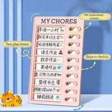 Chore Chart Memo Board, Sliding Routine Chart, Planner Task Organizer,Visual Schedules, RV Checklist, Planning Board, Checklist Board, Chores Organizer, Replacement Cardboard,ADHD Tools, Neurodivergent, Good Habit Tracker - one-size - View 5