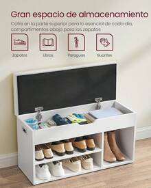 Shoe Changing Stool - Blanco Nube - View 5