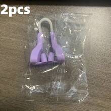 2 Peças Clipe de Nariz, Modelagem Perfeita Instantânea, Endireitador de Nariz Macio e Largo, Ferramenta de Contração Indolor, Dispositivo Ideal para Levantar o Nariz