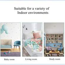 1 pièce Nouveau thermomètre-hygromètre numérique LCD, indicateur d'humidité pour chambre de bébé, station météo électronique d'intérieur avec rétroéclairage pour la maison