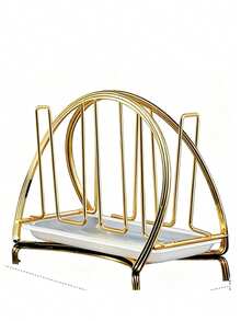 Moderno y lujoso estante colgante para tazas de vidrio con bandeja, estantería de drenaje para uso en el hogar y la sala de estar