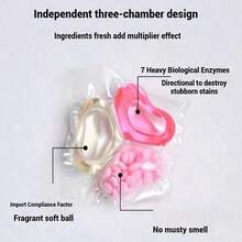 100pcs 3-In-1 Sakura Laundry Detergent Pods, Cleaning, Softening, Stain Removal, Fragrant, Concentrated Detergent, Fabric Softener, Deep Cleaning No Residue, Long-Lasting 72h Fragrance, Household Essential