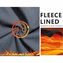 Men's Golf Windbreaker Lightweight Jacket Warm Fleece Lined Water-Resistant Zip Up Winter Coat Jacketshalloween - 灰色 - 查看 5