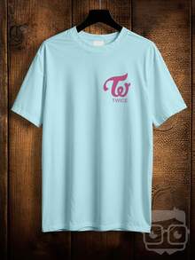 Twice Kpop Mina 97 Korean T-Shirt Ref 2357 VEST NERD - Màu xanh nhạt - Xem 2