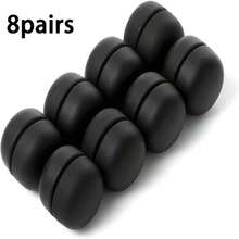 2个/4个/8个/10个装 时尚磁性丝巾夹和别针 - 耐用易用的磁性扣,适用于女士丝巾、披肩和帽子,四季皆宜,经典哑光表面,强力合金磁铁,可牢固固定丝巾和衣物,无钩设计,优雅风格,锌合金材质,适合服装搭配 - 黑與白 - 查看 36