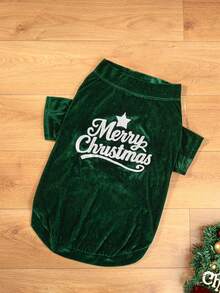 圣诞派对宠物服装，适合小型、中型和大型犬和猫，秋冬季 - 紅色 - 查看 11