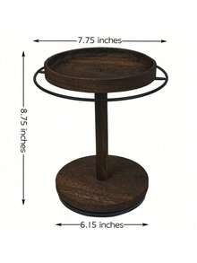 1pc Sunglasses Organizer 360° Rotating Eyeglass Holder Stand With Wood Tray And Base,Glasses Holder,Eye Glass Display Rack For Multiple Sunglass Storage For Table Dresser Desk Bedroom Nightstand