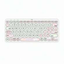 Logitech Tastatur K380 in limitierter Auflage, leicht, tragbar, ultradünnes Gehäuse, leise und geräuscharm, perfekt für Bibliothek, Büro und Arbeitszimmer, gut aussehendes Werkzeug, Krankenschwester mit großen Ohren