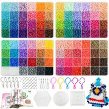 Kit de cuentas de fusión de 2.6 mm en colores surtidos con herramientas y tablero de clavijas, un gran regalo para familiares y amigos, accesorios DIY personalizados - Perlas fundidas - Ver 1