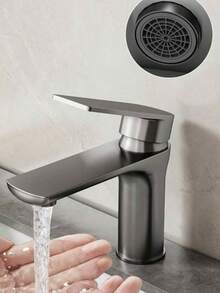 150MM*168MM GUN ASH Home Bathroom / Hotel Toilet Anti-Rust And Corrosion-Resistant, Soft Water Outlet Home Users / Hotel Procurement