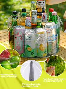 Transparent Portable Folding Travel Laundry Bag, Outdoor Folding Bucket, Disposable Compression Washbasin, Transparent Washing Bag, Multifunctional Portable Washing Bucket-Essential For Camping, Folding Washbasin, Vegetable Basin And Footbath. Easy To Clean, Light In Weight And Retractable. Suitable For Family