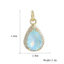 1pc Fashionable Cubic Zirconia Heart Shaped Pendant, Suitable For DIY Bracelet, Necklace, Earrings, Jewelry Accessories For Women, Engagement, Holidays