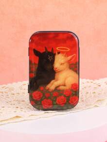 1 Piece Of SMT Tinplate Storage Box, Tobacco Box, Multifunctional Desktop Storage Box