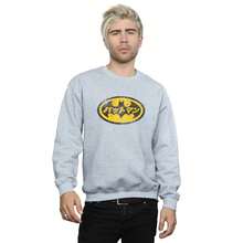 DC Comics Mens Batman Japanese Logo Yellow Sweatshirt (Sports Grey) - Grey - View 3
