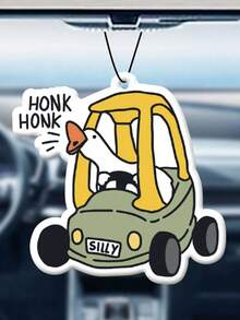 Cute Big White Goose Scented Tablets, Car Air Freshener, Car Aromatherapy, Air Outlet Diffuser, Personalized And Creative Scented Tablets, Rearview Mirror Pendant, Car Interior Decoration, Suitable For Bedroom, Toilet, Pet Nest, Shoe Cabinet, Wardrobe Scented Tablets, Long-Lasting Fragrance, Remove Odor, Various Random Scents, Must-Have For New Cars, Car Accessories, Holiday Gifts - 彩色 - 查看 2