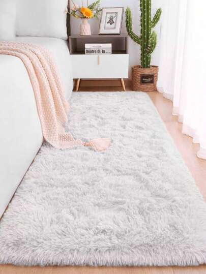 Tapete Passadeira Felpuda Peludo Macio Luxo Decoração 1,30 x 0,50  para Corredor e Beira de Cama