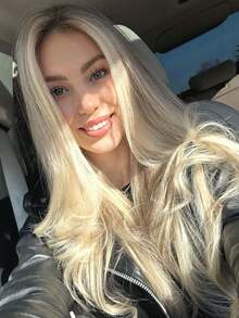 Omber Blonde Silky Straight Wig Human Hair 13x4 HD Transparent Straight Lace Front Wigs Human Hair Pre Plucked With Natural Hairline 250 Density Brazilian Remy Lace Frontal Wigs For Woman With Baby Hair - Bắt nguồn từ & Ombre - Xem 6