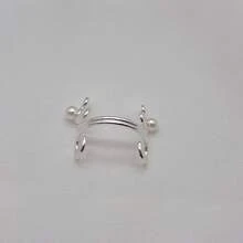 1 Piece Elegant Punk Style Nose Ring - No Piercing Nose Ring, Heavy Alloy Women's Nose Jewelry, No Piercing Nose Piercing Alternative, Daily And Party Nose Ring, Gothic Style, Edge, Formal Events - Durable Nose Jewelry, Gothic Fashion, Firm Design, High-Quality Accessories, Fashion Accessories, Alternative For Fashion Enthusiasts - Bạc - Xem 2