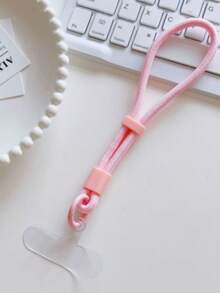 1 Stück einfacher und verstellbarer kurzer Handgelenk-Sicherungskette mit Schloss, Handykette zum Verlust- und Fallschutz