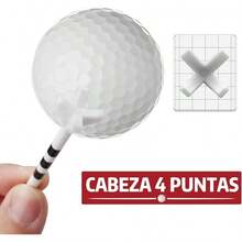 Tees de Golf de Plástico Blanco de Alta Calidad a Granel 50 Piezas, Tees de Golf Profesionales, 2 3/4 Pulgadas (70 Milímetros), Accesorios de Herramientas Deportivas de Alto Rendimiento