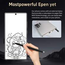 S25Ultra Touchscreen Smartphone 12GB+512GB, 6.8-Inch HD Display, 50MP+13MP Camera, 5000mAh Battery, Dual SIM, Dual Standby, Stylus, Global Use - Headphones, Type-C Charging Cable, Phone Case, Screen Protector - Perfect Christmas Gifts - 灰色 - 查看 9