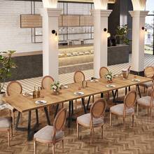 Tribesigns Square Dining Table For 2, 31.5" Industrial Dinner Table With Metal Base, Kitchen Table For Dining Room, Small Space, Apartment, Light Brown - Nâu nhạt - Xem 4