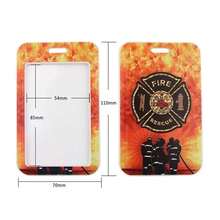 1 件消防员颈带挂绳 - 可插入钥匙、钥匙扣、徽章夹、身份证、信用卡、通行证、手机挂饰配件，带可拆卸设计 - 橘色 - 查看 3