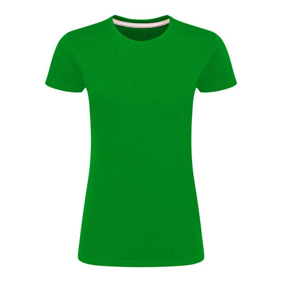 SG Womens/Ladies Perfect Print Tee (Kelly Green) - 綠色 - 查看 1