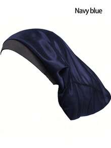 1pc Men's Sleep Cap, Soft Elastic Silk Satin Cap For Hair Protection And Styling