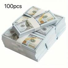 20PCS 3*1.2cm Mini $50 Props,100PCS 11.6*4.8cm Small Size 100 Dollar Prop Paper,100PCS Regular Size 1$,2$,5$ Simulated Dollar Prop Paper, Prank Props, Magic Movie Prop Paper, Collectible Commemorative Display Prop Paper, Birthday Holiday Gifts, Halloween, Christmas Dollar Prop Gifts, Dollar Prop Decoration,