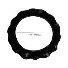 1pc Soft & Fluffy Bubble Steering Wheel Cover, Warm & Comfortable, No Inner Ring, Car Steering Wheel Protector, Essential Winter Driving Accessory - one-size - View 8