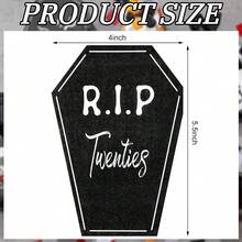 20/40/60 chiếc Khăn ăn tiệc sinh nhật Death To My 20s Khăn ăn tiệc cocktail Rip To My Twenties Vật dụng khăn ăn tiệc sinh nhật lần thứ 30 Đồ trang trí sinh nhật 30 tuổi cho nam nữ Bia mộ Khăn ăn dùng một lần Đồ trang trí tiệc sinh nhật vui nhộn cho đám tang tuổi trẻ của tôi - màu đen - Xem 3